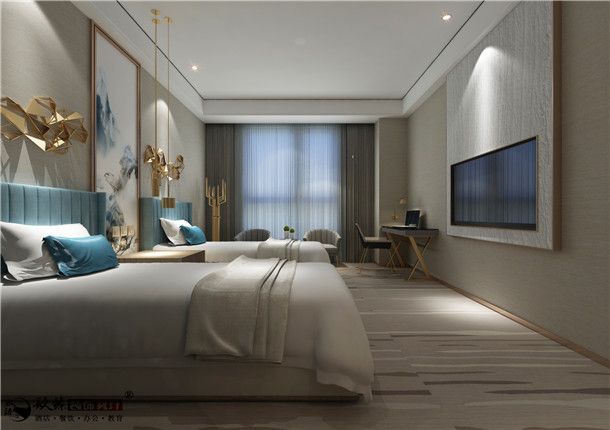 银川现代酒店装修设计方案|增加现代艺术质感的升华
