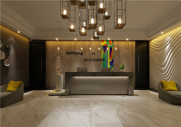 银川西夏文化宫酒店装修设计|艺术与线条的完美结合。