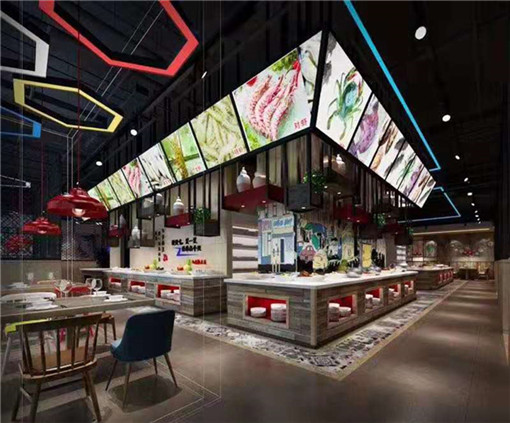 银川九月椒火锅店设计|营造的气氛提升了客户用餐体验