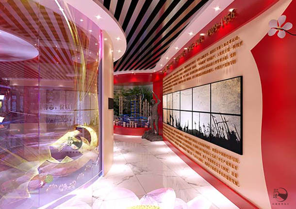 银川党风展厅设计|鲜明特色和美感的设计效果