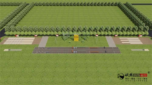 银川室外训练场设计装修方案鉴赏|银川训练场设计装修公司推荐 