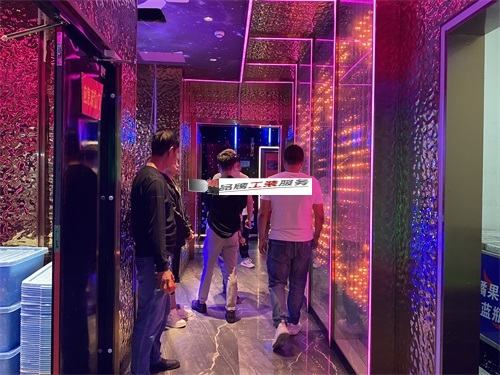 银川装修公司|银川悠悦烧烤店设计量尺